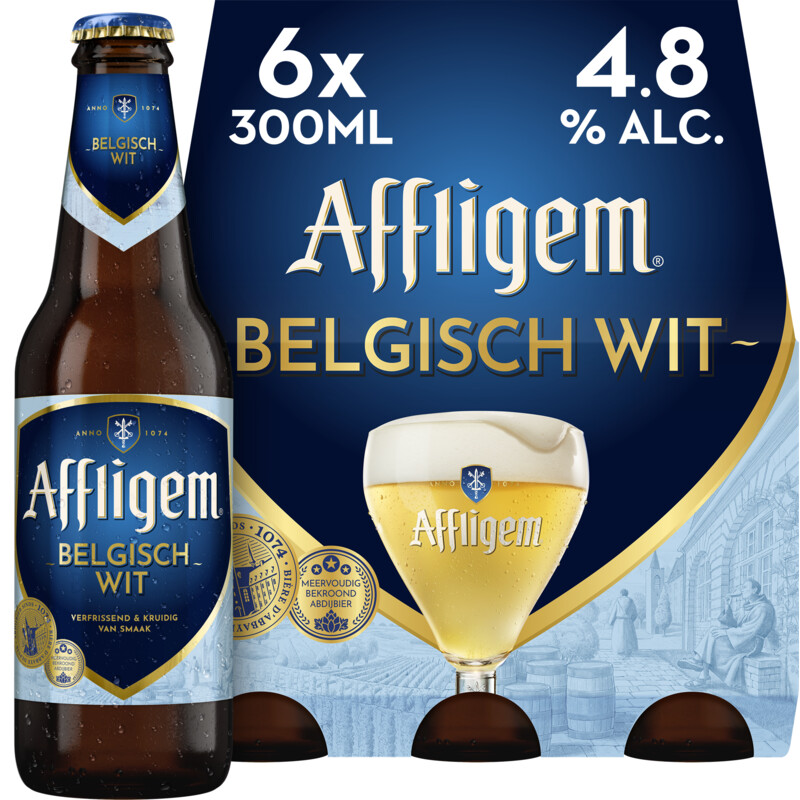 Een afbeelding van Affligem Belgisch wit abdijbier 6-pack