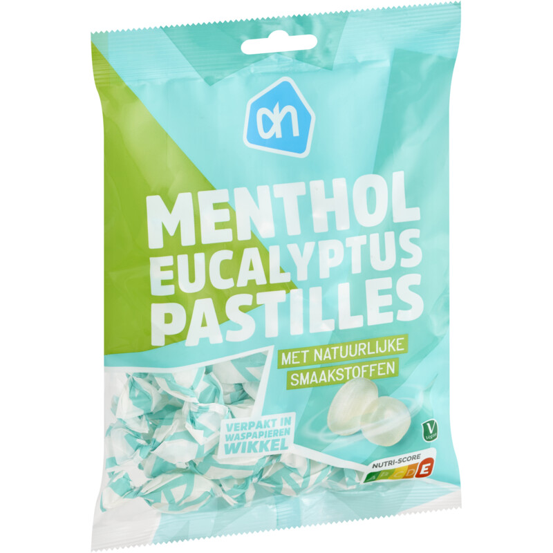 Een afbeelding van AH Menthol eucalyptus pastilles