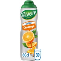 Teisseire Zero sinaasappel siroop