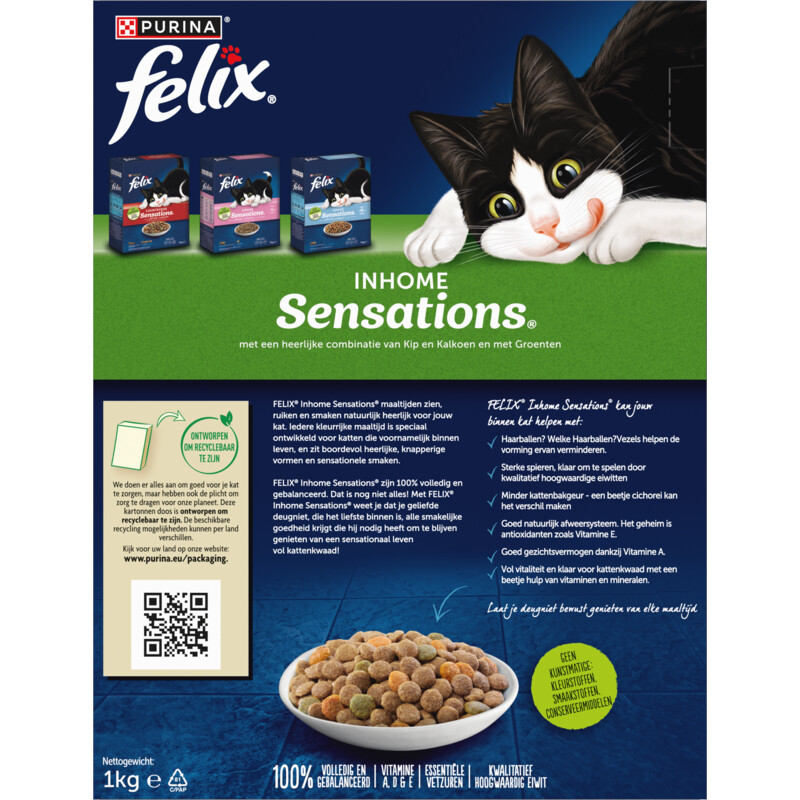 Een afbeelding van Felix Sensations inhome met kip & kalkoen