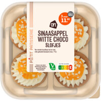 Een afbeelding van AH Sinaasappel witte choco slofjes