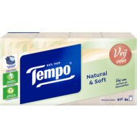 Een afbeelding van Tempo Natural & soft 4-laags zakdoeken