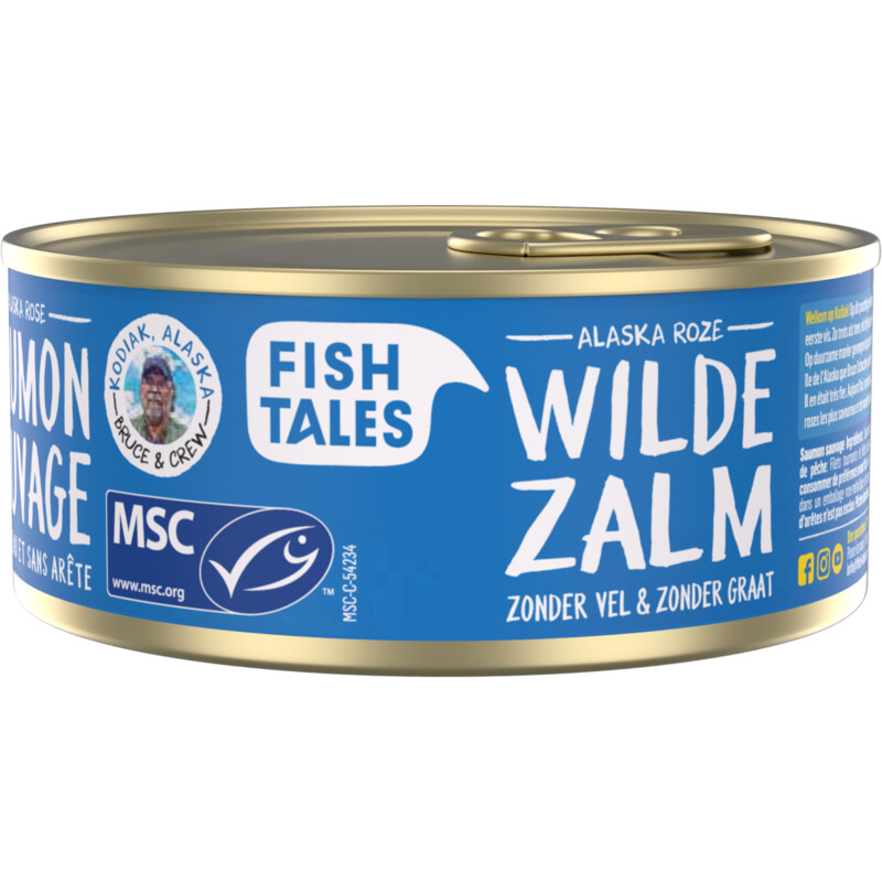 Een afbeelding van Fish Tales Wilde zalm zonder vel & graat