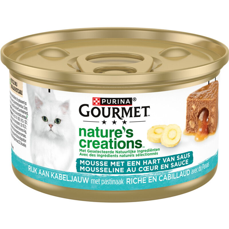 Een afbeelding van Gourmet Nature's creations kabeljauw pastinaak