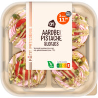 AH Aardbei pistache slofjes
