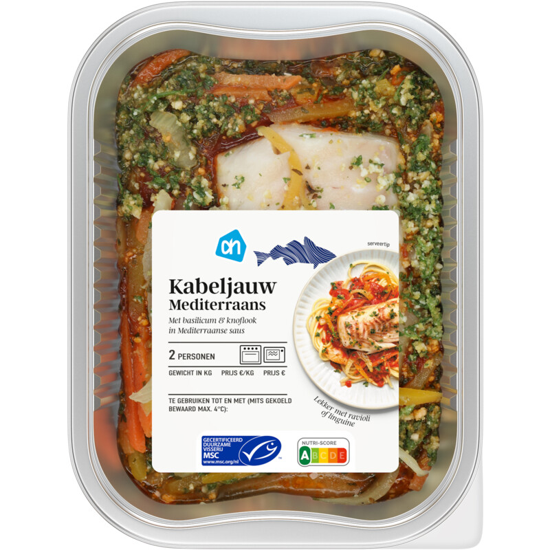Een afbeelding van AH Kabeljauw mediterraans