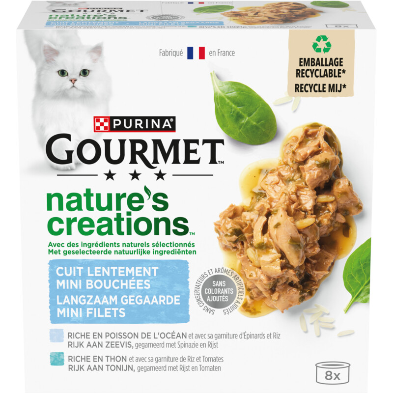 Een afbeelding van Gourmet Nature's creations met zeevis & tonijn
