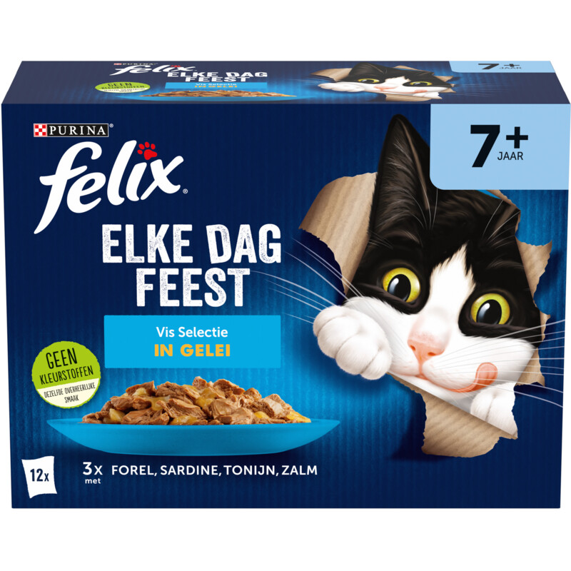 Een afbeelding van Felix Elke dag feest senior vis selectie gelei