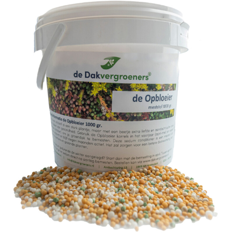 Een afbeelding van de Dakvergroeners Groendak meststof 3 liter