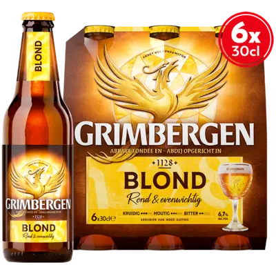 pdp-image-Grimbergen Blond fles 6x30cl