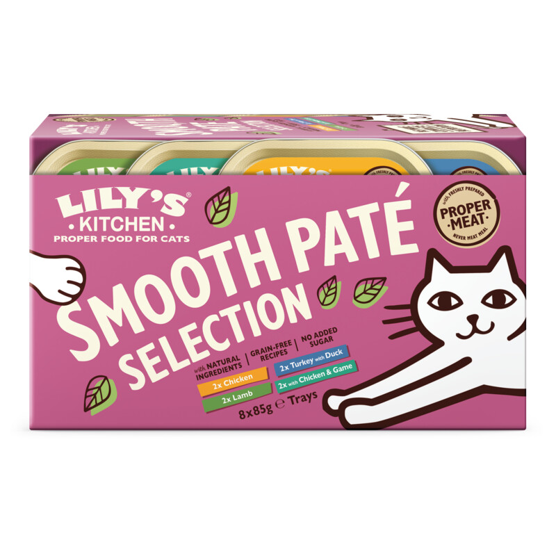 Een afbeelding van Lily's Kitchen Selectie patés diverse smaken 8-pack