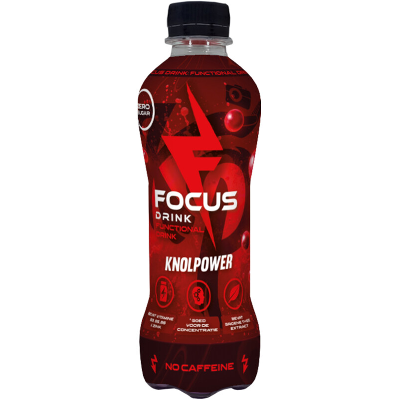 Een afbeelding van Focus drink Knolpower
