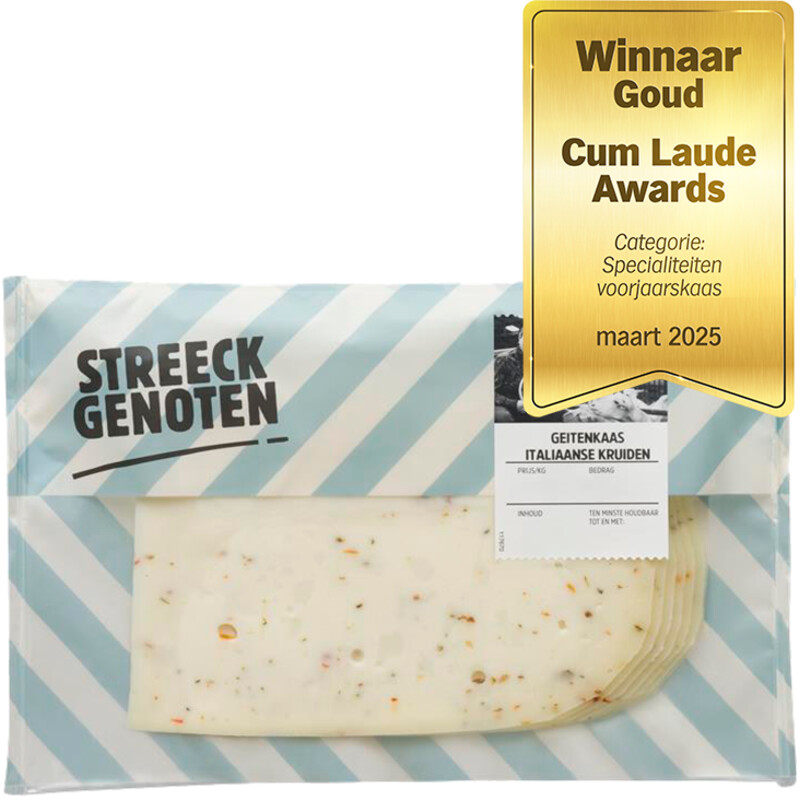 Een afbeelding van Streeckgenoten Geitenkaas Italiaanse kruiden