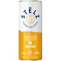 Een afbeelding van Stëlz Hard seltzer mango
