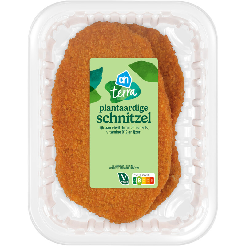 Een afbeelding van AH Terra Plantaardige schnitzel