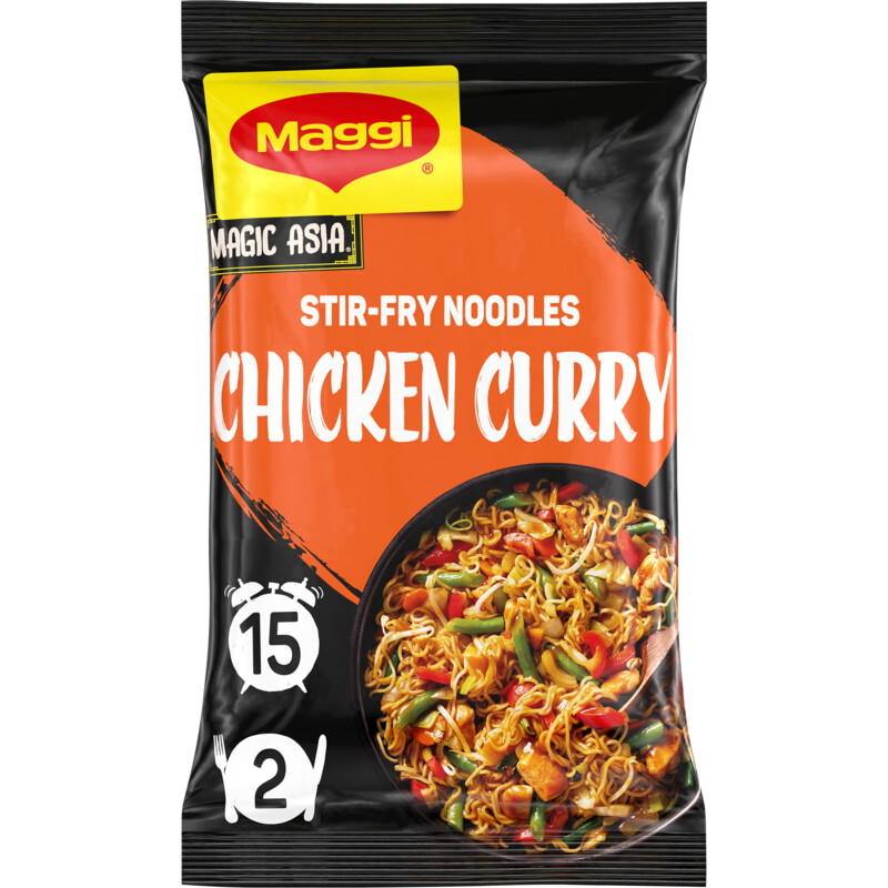 Een afbeelding van Maggi Stir-fry noodles chicken curry