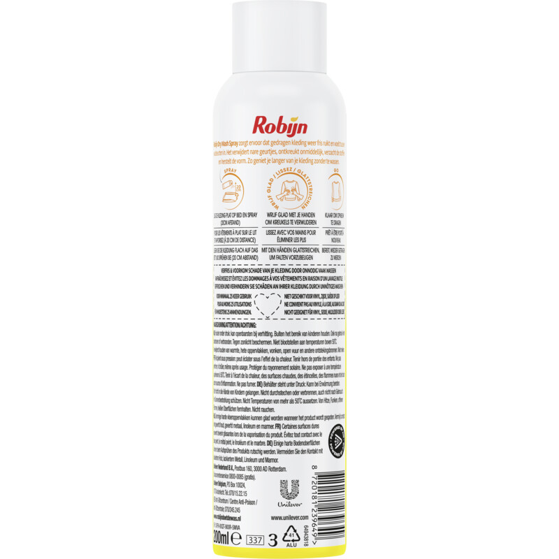 Een afbeelding van Robijn Dry wash spray zwitsal