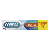 Corega Ultra kleefcrème gebitsprothese voordeel