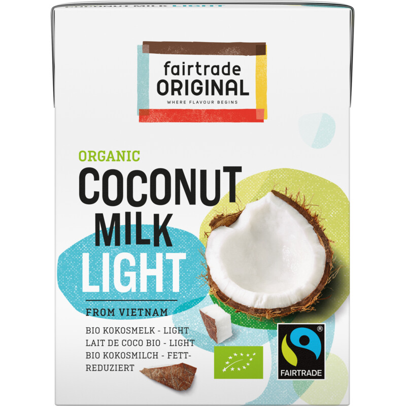 Een afbeelding van Fairtrade Original Kokosmelk light