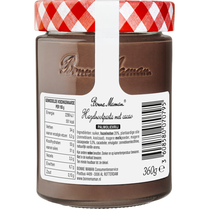 Een afbeelding van Bonne Maman Hazelnootpasta