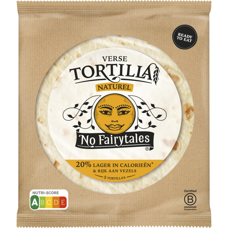 Een afbeelding van No Fairytales Verse tortilla wraps naturel