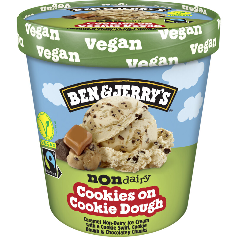 Een afbeelding van Ben & Jerry's Cookies on cookie dough non-dairy