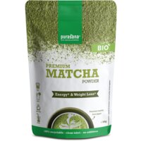 Een afbeelding van Purasana Matcha premium poeder