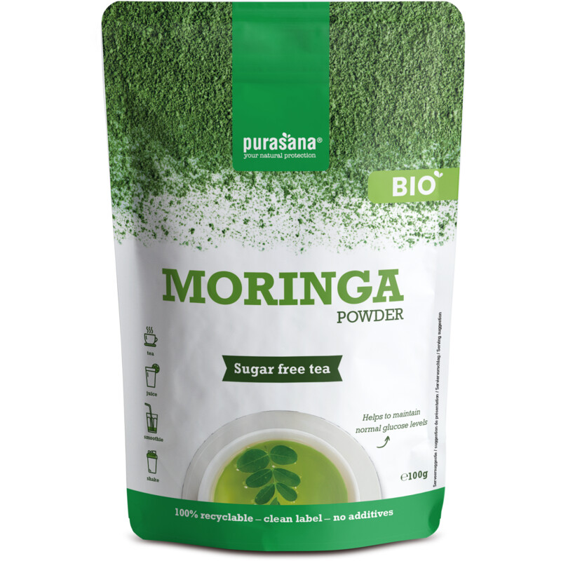 Een afbeelding van Purasana Moringa poeder
