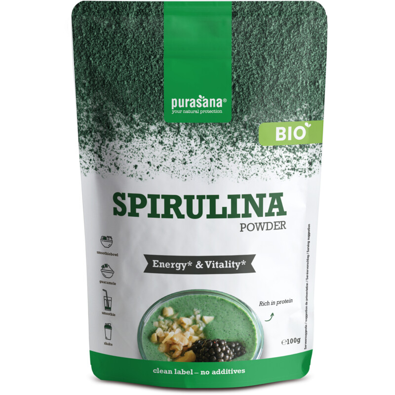 Een afbeelding van Purasana Spirulina poeder