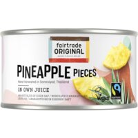 Een afbeelding van Fairtrade Original Ananas stukjes op eigen sap