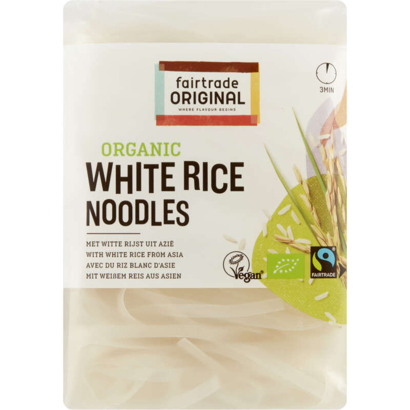 Een afbeelding van Fairtrade Original Thaise rijst noedels witte rijst