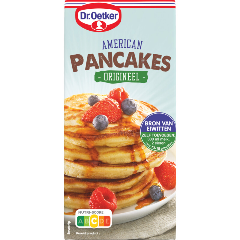 Een afbeelding van Dr. Oetker American pancakes origineel