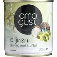 Een afbeelding van Amogusti Olijven gevuld met truffel