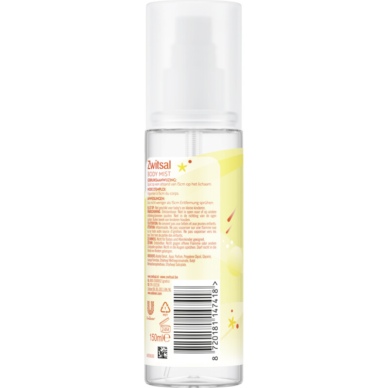Een afbeelding van Zwitsal Voor jou original body mist
