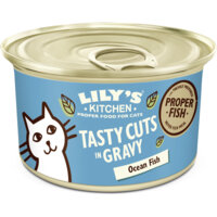 Een afbeelding van Lily's Kitchen Tasty cuts in saus met oceaanvis