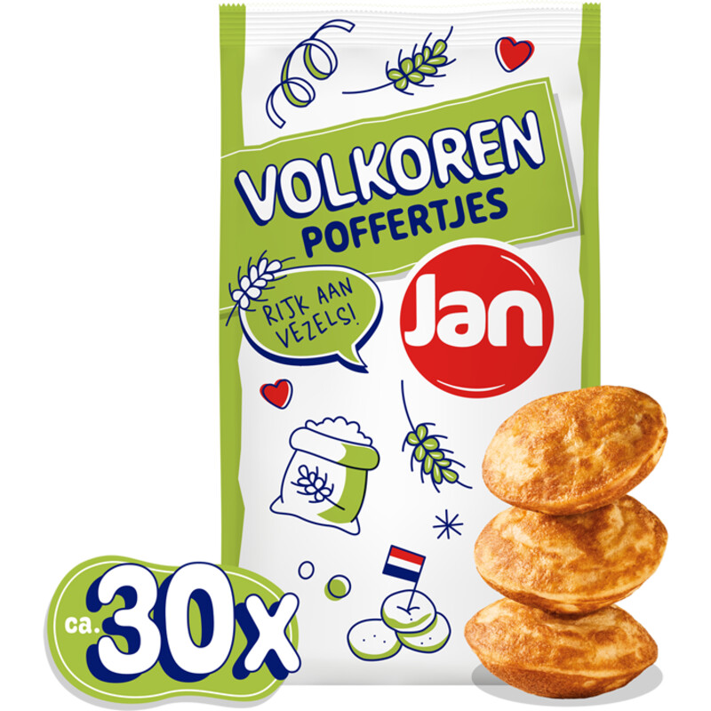 Een afbeelding van Jan Volkoren poffertjes