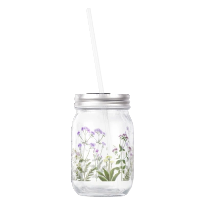 pdp-image-Day Flora drinkglas met rietje 0.45 liter