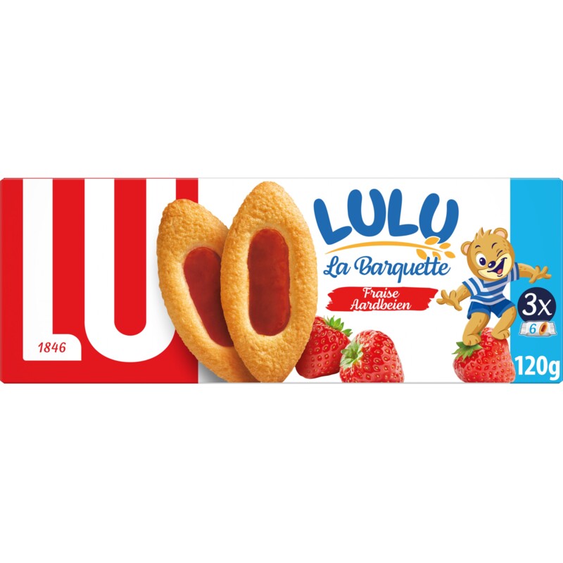 Een afbeelding van LU Barquette aardbei bel