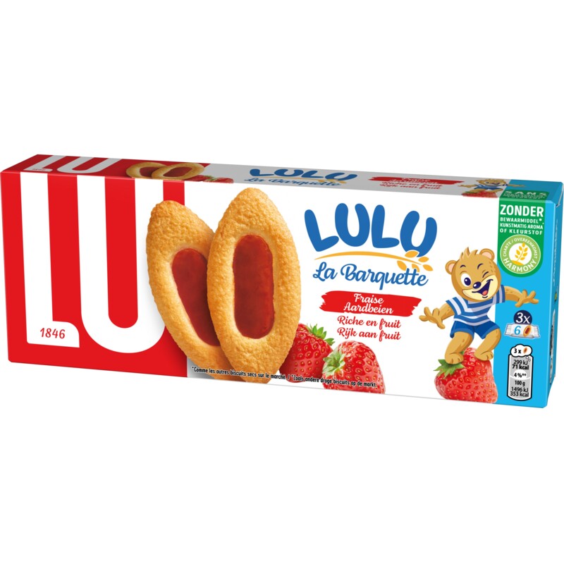 Een afbeelding van LU Barquette aardbei bel