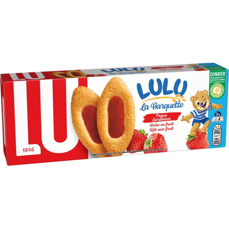 Een afbeelding van LU Barquette aardbei bel