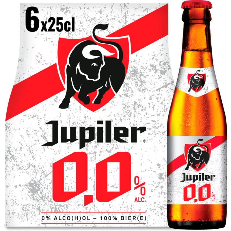 Jupiler Jupiler 0.0 fles 6x25cl
