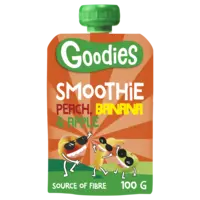 Goodies Knijpfruit smoothie peach, banana