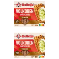 Een afbeelding van Bolletje Vezelrijk Knackebrod volkoren 2-pack