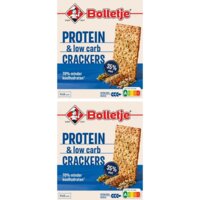 Een afbeelding van Bolletje crackers protein low carb 2-pack