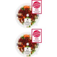 Een afbeelding van AH Stoommaaltijd beef teriyaki 2-pack