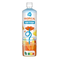 AH Siroop tropical 0% suiker toegevoegd