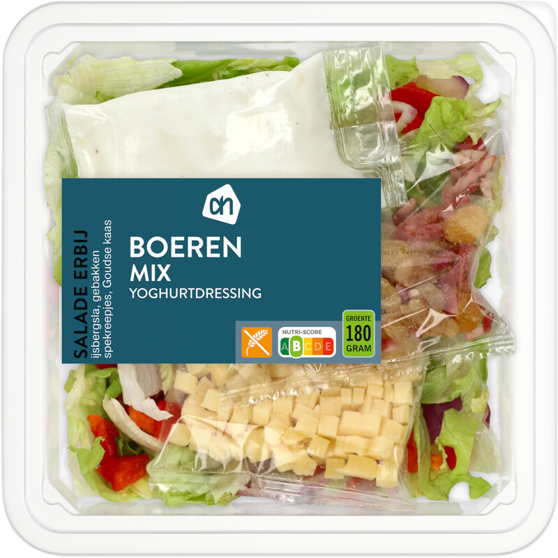 Een afbeelding van AH Salade erbij boeren mix