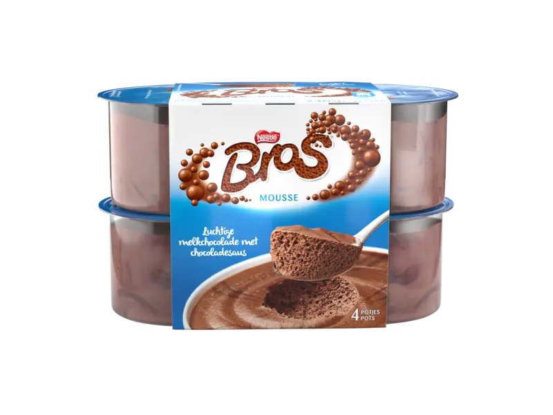 Nestlé Bros melkchocolade mousse