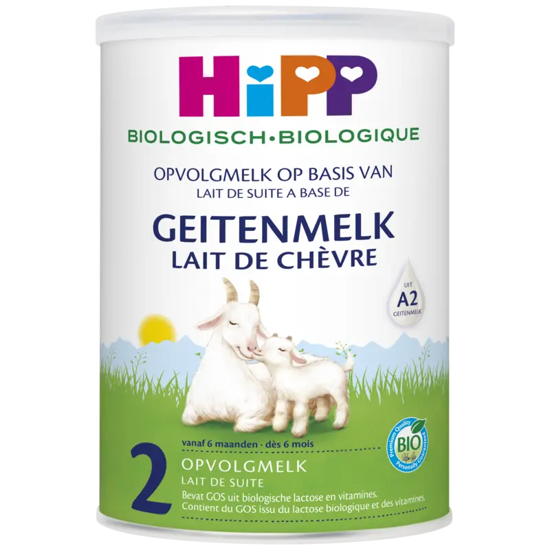 Biologisch Opvolgmelk op Basis van Geitenmelk 2 vanaf 6 Maanden