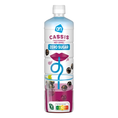 pdp-image-AH Siroop cassis 0% suiker toegevoegd